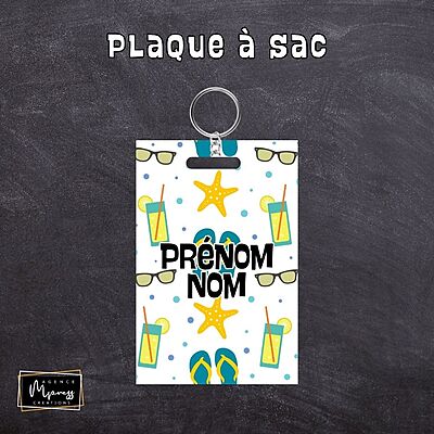 Plaque à sac / Duo - Summer mix Plaque à sac / Duo - Summer mix