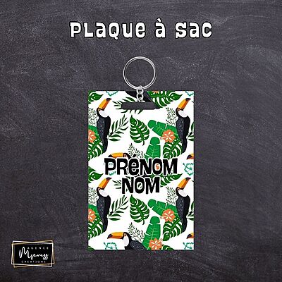 Plaque à sac / Duo - Toucan Plaque à sac / Duo - Toucan