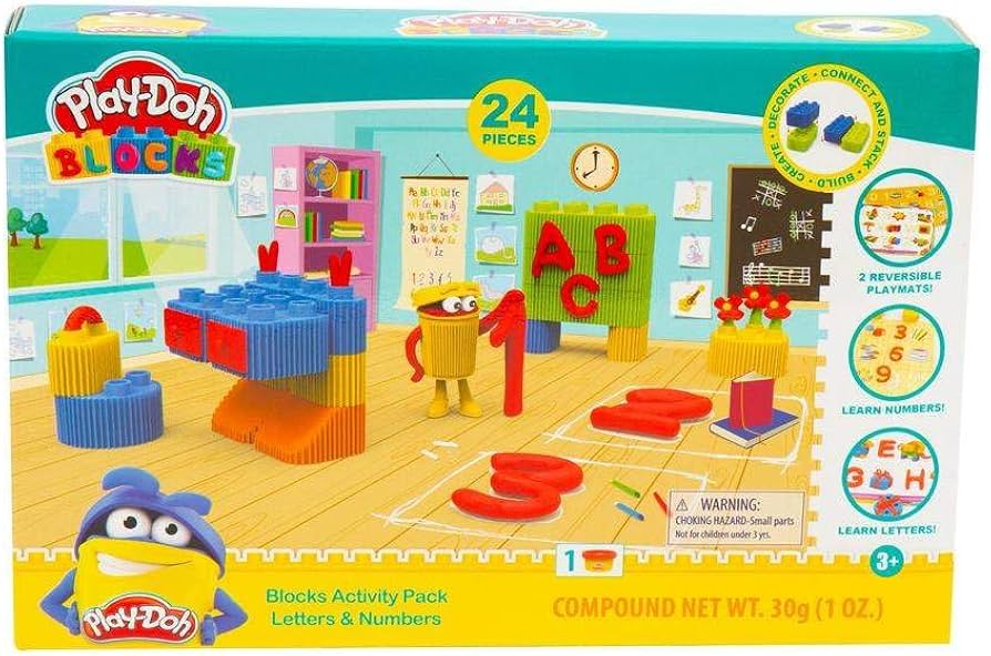 Play-Doh Blocks Activity Pack Letters & Numbers Set - 24pc Play-Doh Blocks Activity Pack Letters & Numbers Set - 24pc