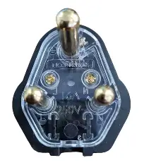 Plug top 3 pin rubber h/d