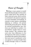 Power of thought Power of thought