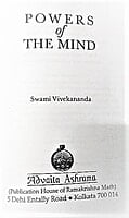 Powers of the Mind Powers of the Mind