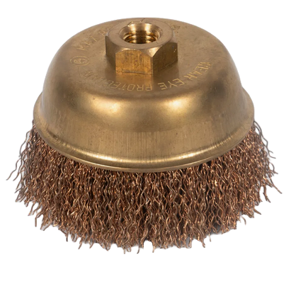 65MM COPPER WIRE CUP BRUSH,5/8-11 65MM COPPER WIRE CUP BRUSH,5/8-11