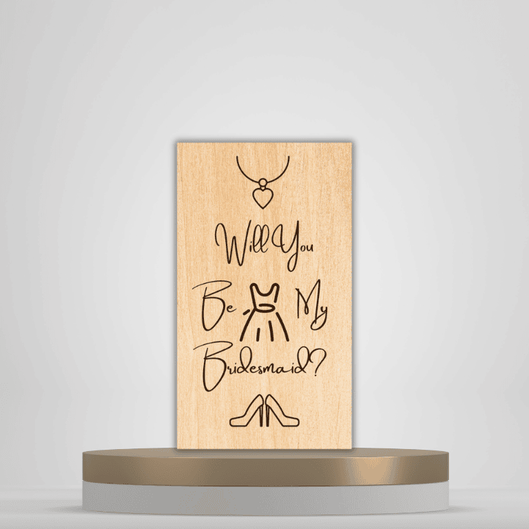 Bride's Side Proposal Cards
