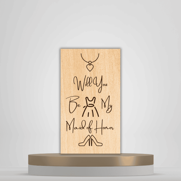 Bride's Side Proposal Cards
