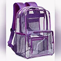 Purple Transparent Backpack Purple Transparent Backpack