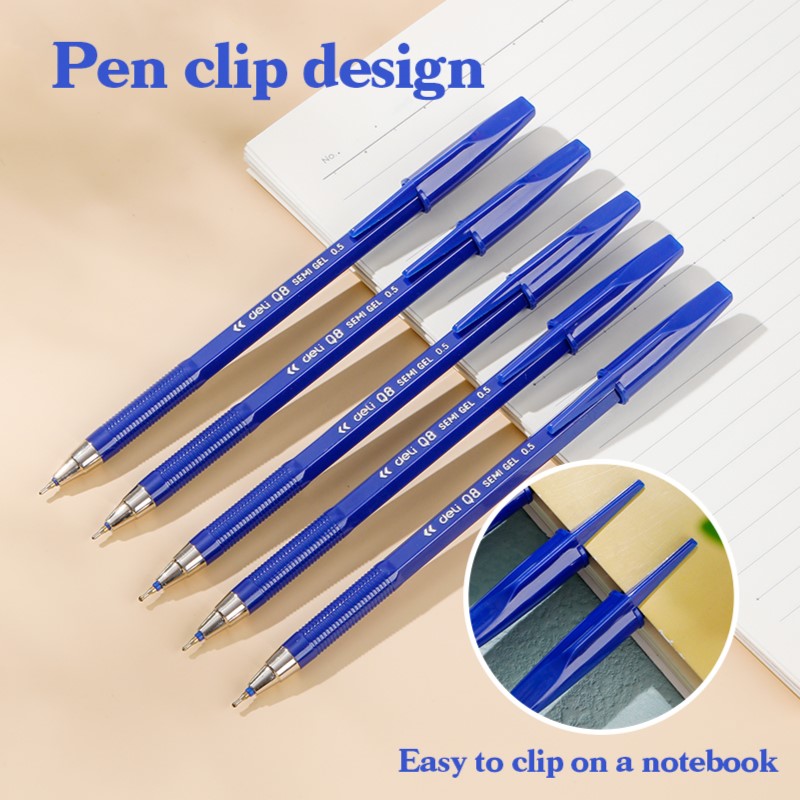 DELI Q8 FINEPOINT PENS 0.5MM - BLUE DELI Q8 FINEPOINT PENS 0.5MM - BLUE