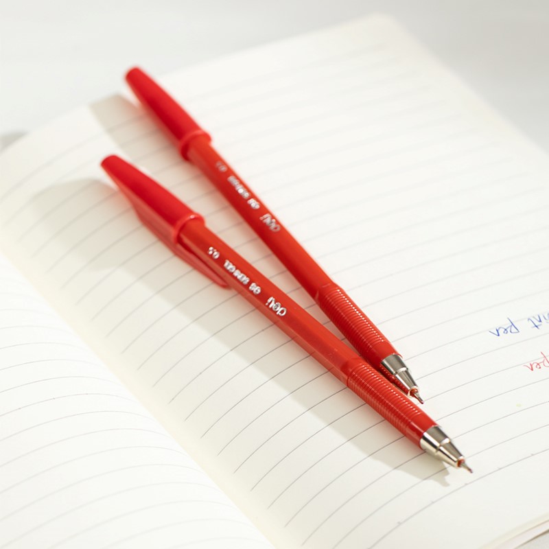 DELI Q8 FINEPOINT PENS 0.5MM - RED DELI Q8 FINEPOINT PENS 0.5MM - RED