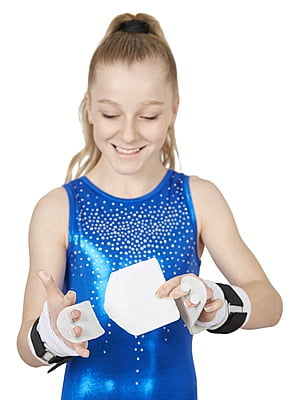 QALARO VELCRO GYMNASTICS GRIPS WITH DOWEL QALARO VELCRO GYMNASTICS GRIPS WITH DOWEL