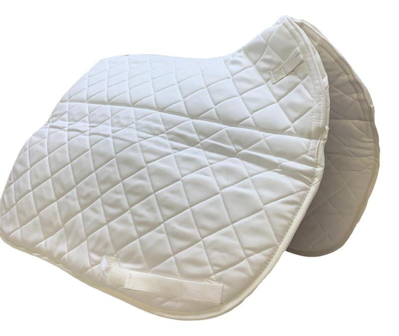 Full White Quilt English Pad Full White Quilt English Pad