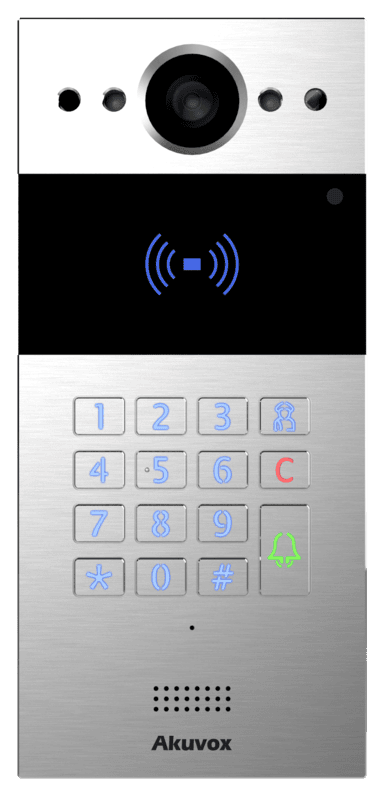 Akuvox Palm-Size Doorphone Certified for Outdoor Usage