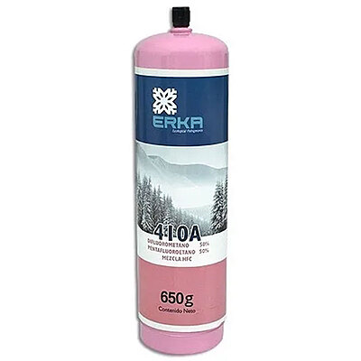 Gas Refrigerante R-410A Erka Lata 650 Grs - R410A-650E