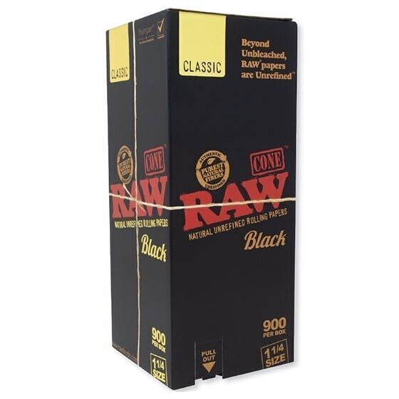 RAW CONES BLACK 900CT RAW CONES BLACK 900CT