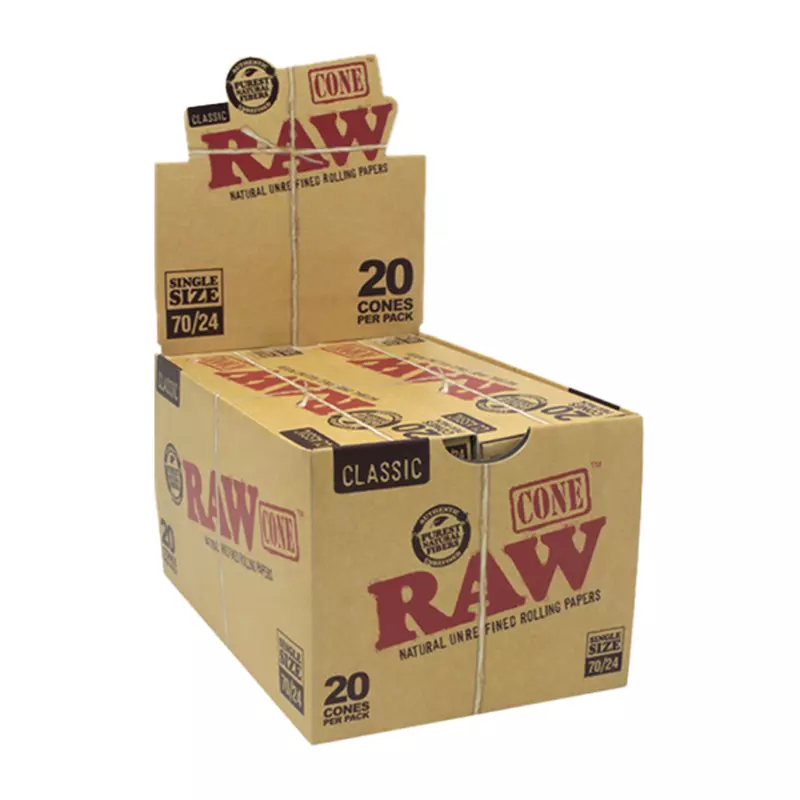 RAW CONES PREROLL KS 20CT RAW CONES PREROLL KS 20CT