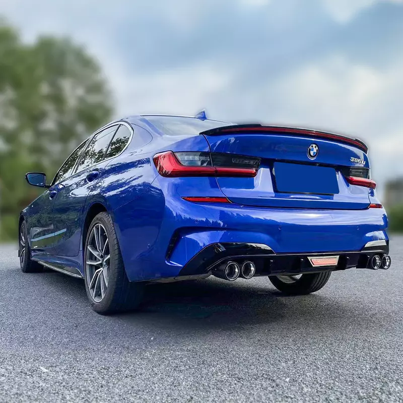 BMW G20 3 Series Glossy Black Diffuser (2019–2022)