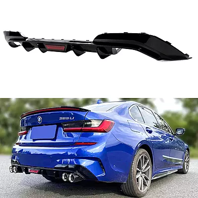 BMW G20 3 Series Glossy Black Diffuser (2019–2022)