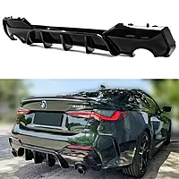 BMW G22/G23 Glossy Black Rear Diffuser (2021–2023)