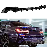BMW G20 3 Series Glossy Black Rear Diffuser (2019–2022)