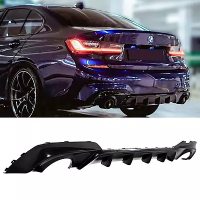 BMW G20 3 Series Glossy Black Rear Diffuser (2019–2022) BMW G20 3 Series Glossy Black Rear Diffuser (2019–2022)