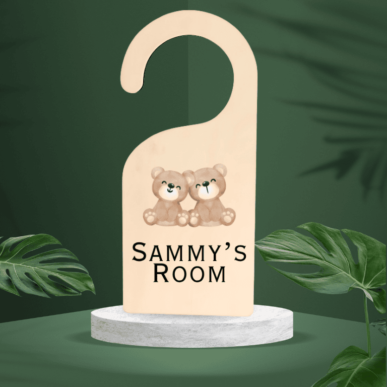 Personalized Bedroom Door Hanger