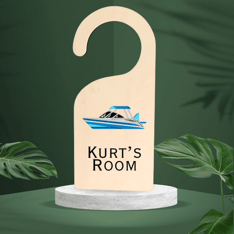 Personalized Bedroom Door Hanger