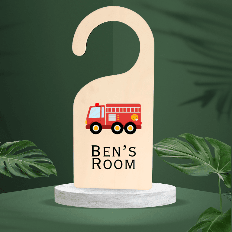 Personalized Bedroom Door Hanger