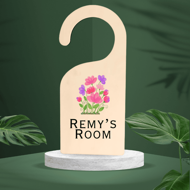 Personalized Bedroom Door Hanger