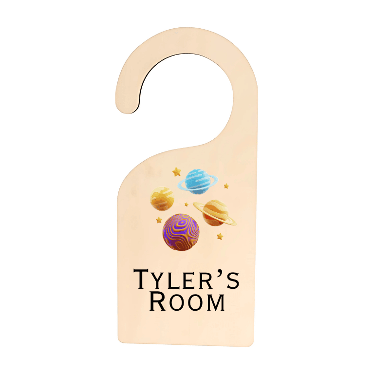 Personalized Bedroom Door Hanger