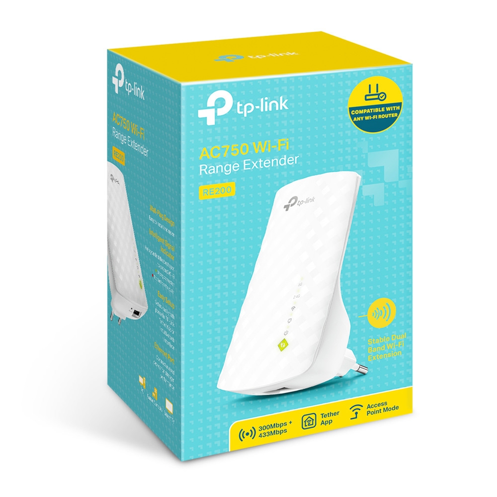 TP-Link Wi-Fi Range Extender AC750 (RE200) TP-Link Wi-Fi Range Extender AC750 (RE200)