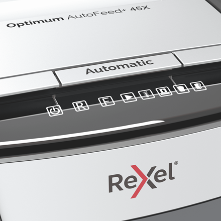 SHREDDER REXEL OPTIMUM AUTOFEED 45X SHREDDER REXEL OPTIMUM AUTOFEED 45X