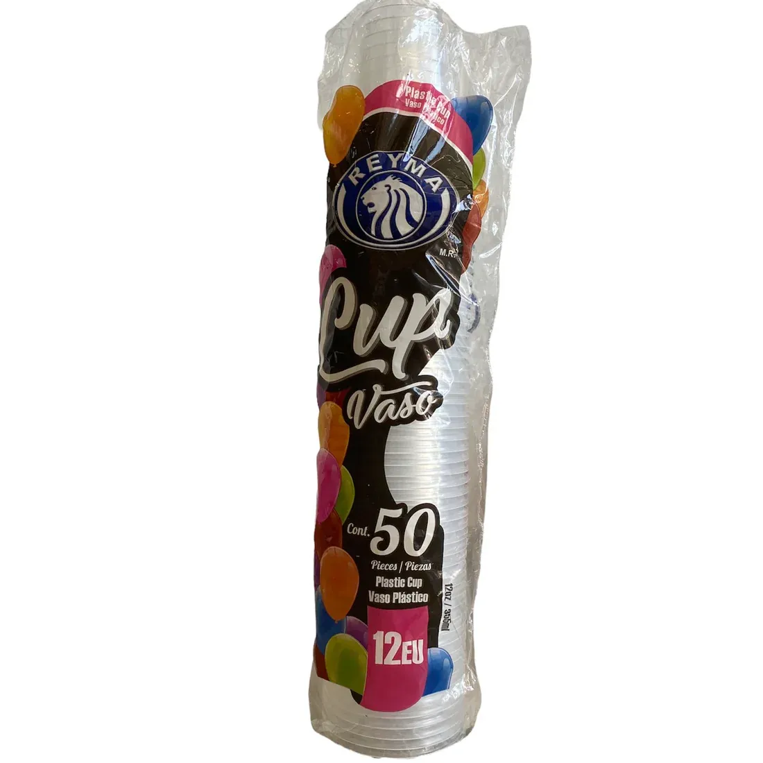 REYMA VASO PLASTICO 12EU 50 PZAS