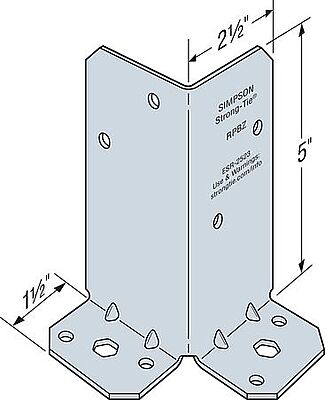 Simpson Strong-Tie  Retrofit Post Base Zmax