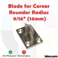 PLASTGrommet Blade for Corner Rounder Radius 9/16�?� (14mm) PLASTGrommet Blade for Corner Rounder Radius 9/16�?� (14mm)