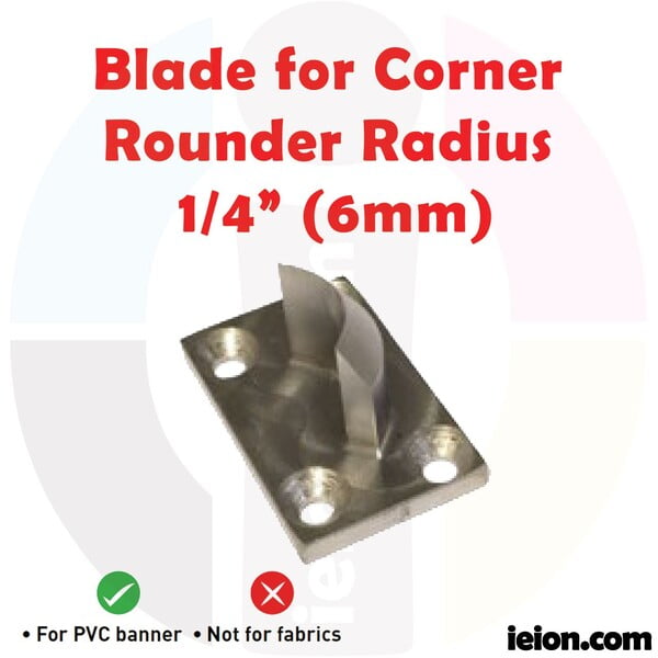PLASTGrommet Blade for Corner Rounder Radius 1/4�?� (6mm) PLASTGrommet Blade for Corner Rounder Radius 1/4�?� (6mm)