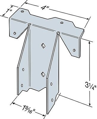 Simpson Strong-Tie Ridge Rafter Connector