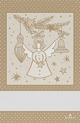 Pannello Angelo 25 x 38 cm Oro