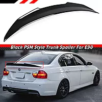 Glossy Black PSM Style Spoiler for BMW E90 3 Series Sedan (2006–2011)