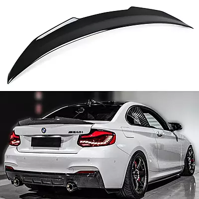 Glossy Black Rear Spoiler for BMW 2 Series F22 (2014–2021)