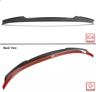 BMW G87 M2 & G42 2 Series V Style Carbon Fiber Trunk Spoiler (2022–2024)
