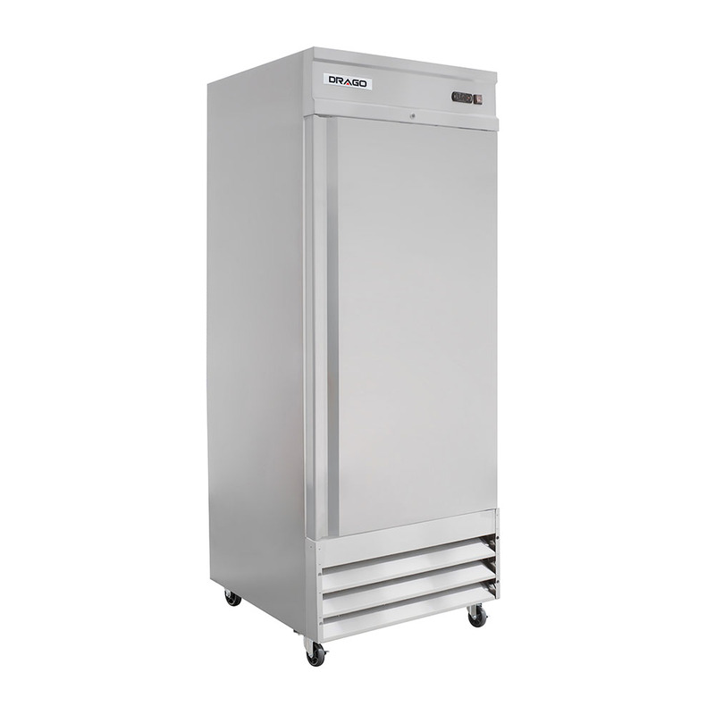 Refrigerador acero inoxidable 1 puerta sólida