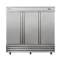 Refrigerador en inoxidable 3 puerta sólidas