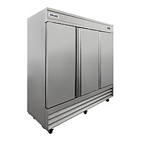 Refrigerador en inoxidable 3 puerta sólidas