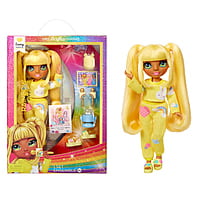 Rainbow High Jr High PJ Party - Sunny, Yellow 9" Posable Blonde Fashion Doll Rainbow High Jr High PJ Party - Sunny, Yellow 9" Posable Blonde Fashion Doll