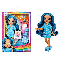 Rainbow High Jr High PJ Party Skyler (Blue) 9" Posable Doll in a Satin PJ Set Rainbow High Jr High PJ Party Skyler (Blue) 9" Posable Doll in a Satin PJ Set