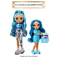 Rainbow High Jr High PJ Party Skyler (Blue) 9" Posable Doll in a Satin PJ Set Rainbow High Jr High PJ Party Skyler (Blue) 9" Posable Doll in a Satin PJ Set