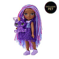 Rainbow High Littles Indigo Bailey, Dark Purple, 5.5" Posable Small Doll Rainbow High Littles Indigo Bailey, Dark Purple, 5.5" Posable Small Doll