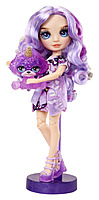 Rainbow High Violet (Purple) with Slime Kit & Pet - Purple 11" Shimmer Doll