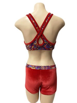 RED VELVET RAINBOW ABSTRACT CROP SET RED VELVET RAINBOW ABSTRACT CROP SET