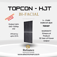 Reliance RNE Pro – L 700Wp HJT Solar Panel