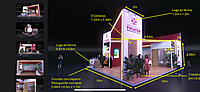 Stand 10 x 10 isla para Expo Mueble en Guadalajara